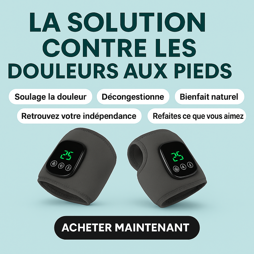 Appareil de massage des pieds 3 en 1 : PodaPied™